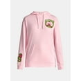 thumbnail image 5 of Strawberry Shortcake Women's Front Back Embroidered Graphic Hoodie, Sizes XXS-XXL, 5 of 5