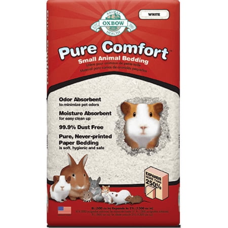 OxbowÂ® Pure Comfort Small Animal White Bedding 42 L