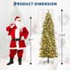 thumbnail image 3 of 2025 christmas spray: blanca head mixed automatic tree con medium round pine cone, 7.5ft pencil tree, 3 of 8