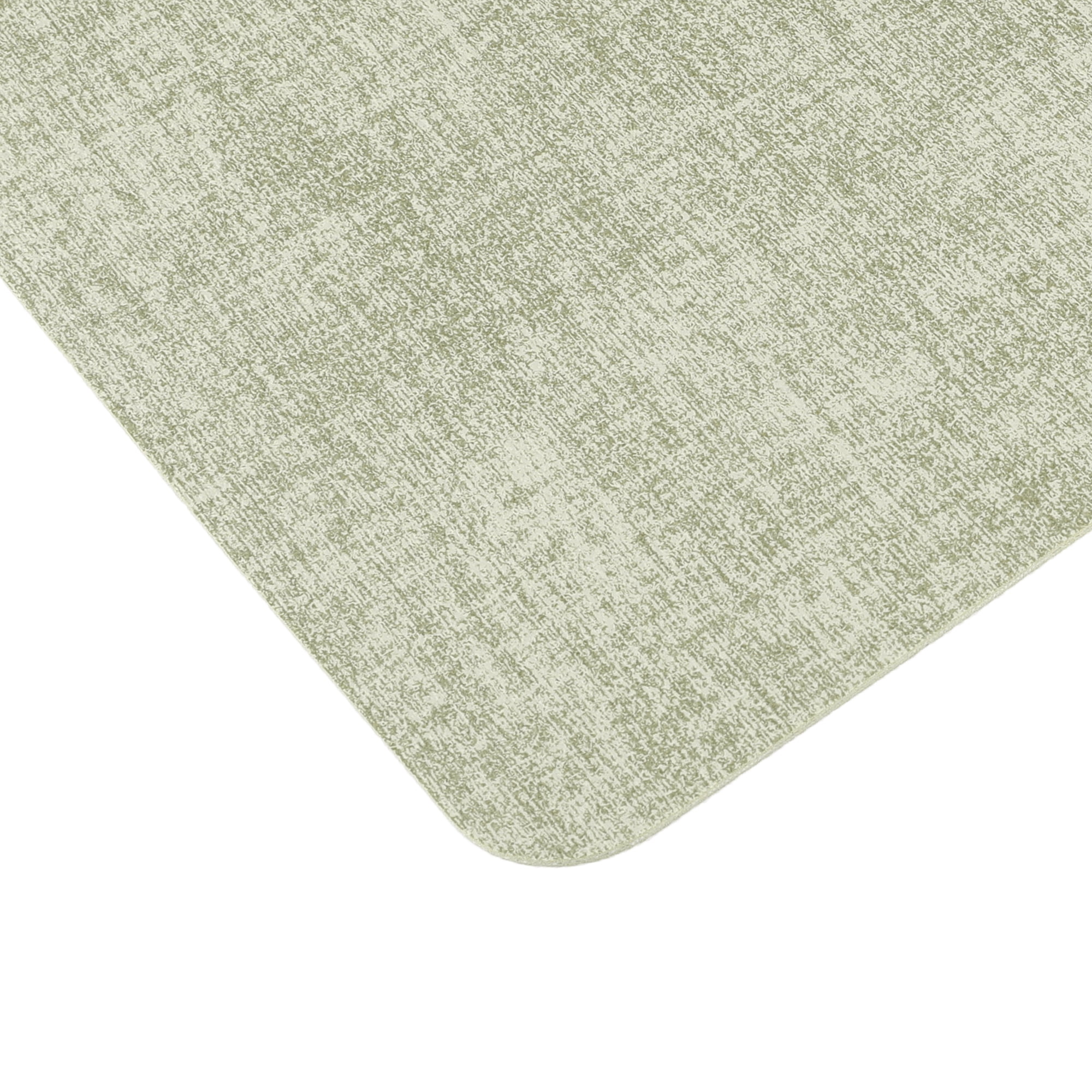 Unique Bargains Set of 6 Faux Leather Heat Resistant Waterproof Dining PU Place Mats Light Green