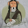 thumbnail image 3 of CafePress - Mona Lisa Dog T Shirt - Fitted T-Shirt, Vintage Fit Soft Cotton Tee, 3 of 4