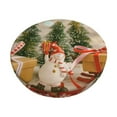 thumbnail image 2 of Lsque Holiday Christmas Stars Round Bar chair cushion covers Velvet Fabric Premium Comfort Protects from Scratches and Stains for 14-17 Inch Chair- 12 inch, 2 of 7