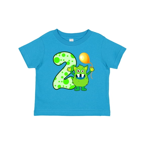 Inktastic 2nd Birthday Monster Boys or Girls Toddler T-Shirt