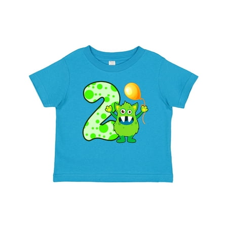 

Inktastic 2nd Birthday Monster Gift Toddler Boy or Toddler Girl T-Shirt