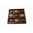 thumbnail image 3 of Trademark Innovations 10" Wooden Tic Tac Toe Desk Top Table Décor Game, 3 of 3