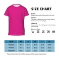 thumbnail image 2 of Wukai Darkmagenta Youth Unisex Short Sleeve T-Shirt for Boys, Girls, Teens, and Kids-X-Large, 2 of 7