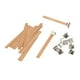 thumbnail image 3 of Mechas de Vela de Madera sin HUMO, Mechas de Vela de Madera Drable de Diy de Operación degradable Simple Safe Eco Friendly 33 PCS Con Base para la Fabricación de Velas Craft, 3 of 7