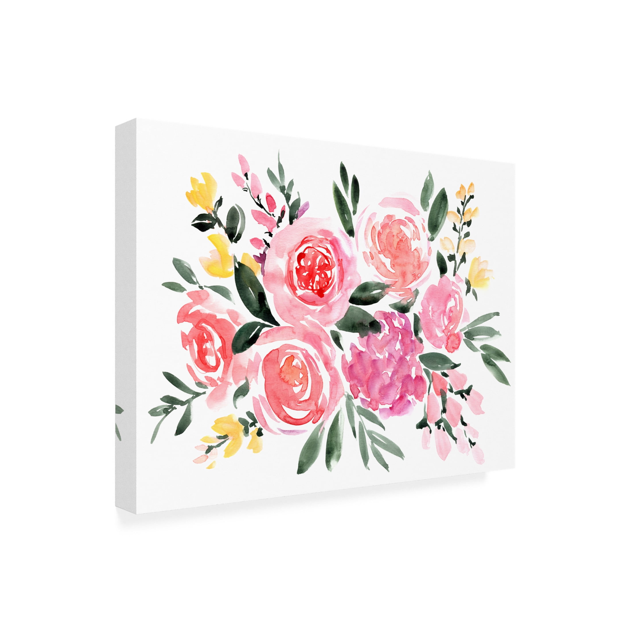 Trademark Fine Art Rosana Laiz Blursbyai Janis bouquet Canvas Wall Art