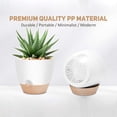 thumbnail image 6 of 5Packs Self Watering Plant Pots Planters with Multi Mesh Drainage Holes for Indoor Outdoor Garden Plants and Flowers, 6 of 7