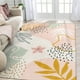 thumbnail image 1 of Alfombra Lahome rosa de 160 x 230 cm, lavable y antideslizante, para sala de estar, 1 of 7