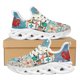 thumbnail image 1 of Zapatos casuales con estampado de enfermera quirúrgica de dibujos animados para mujer, zapatillas de malla transpirables de verano para mujer, zapatos ligeros con cordones, 1 of 6