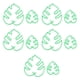 thumbnail image 2 of Soporte de Plantas de Hoja, 10 Piezas de Planta de Planta de Plásstico para Flores Hierbas Verduras, 2 of 7