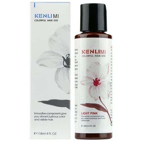 Kenlimi Light Pink Semi Permanent Hair Dye Colorant For All Hair