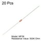 thumbnail image 2 of 20PCS Termistores NTC Resistencias MF58 3950B 500K Ohm Sensor de Temperatura Sellado en Vidrio, 2 of 3