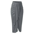 thumbnail image 6 of Sngxgn Women's Pleated Skirts High Waisted Lightweight Skorts Skirts(Dark Gray,L), 6 of 6