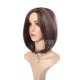 thumbnail image 4 of Peluca corta tipo bob para mujer, color degradado, cabello sintético resistente al calor con textura sedosa natural., 4 of 4
