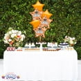 thumbnail image 3 of PMU Graduation Bouquet with (3) 18 Inch Congrats Grad Star & (3) 22 Inch Solid Star Shape Orange Mylar Balloons Pkg/6, 3 of 8