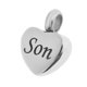 thumbnail image 1 of Collar con colgante de corazón y relicario para cenizas, urna funeraria, regalo conmemorativo para hijo., 1 of 9