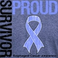 thumbnail image 3 of CafePress - Proud Survivor Esophageal Cancer Men's Deluxe T - Mens Tri-blend T-Shirt, 3 of 4