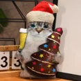 thumbnail image 1 of 3D Cat Plush Toy Stuffed Animal Transformable Doctor Gentleman Cowboy Multiple Styles, 1 of 7
