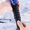 thumbnail image 4 of 2-Piece Detachable ice Scraper with Ergonomic Foam Handle, Suitable for Cars, Trucks, SUVs (avy , PVC Bruss) (Color : Red), 4 of 7