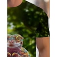 thumbnail image 5 of Men's novelty T-shirt, featuring a waking color - very natural, multi-functional and comfortable, suitable for going out, traveling and daily wear, 5 of 6