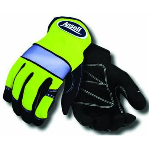 Microflex ANS97-512XLCOMBO High-Visibility Knuckle Protct Gloves, Extra Large - Set of 12