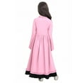 thumbnail image 2 of iiniim Big Girls Medieval Princess Dress Renaissance Gothic Vampire Queen Bell Long Sleeve Party Gown Pink 16, 2 of 7