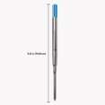 thumbnail image 2 of shiyou-Ballpoint Refill to Fit Parker Ballpoint Pens, Medium Point, Soft Roll, Turquoise, 2-Pack (P132TQ), 2 of 4