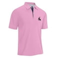 thumbnail image 3 of ibiyuan Polo Shirts for Boys Toddler Button Down Gradient Shirt Short Sleeve Comfortable & Soft Pullover Tops Tee for Boys & Girls,-, 3 of 6