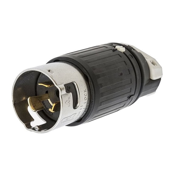 Hubbell Locking Plug,480VAC,50A,2P,3W CS8465C