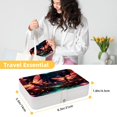 thumbnail image 5 of Fireflies Travel Jewelry Box Display Case with Removable Compartment - Portable PU Leather Organizer, 5 of 6
