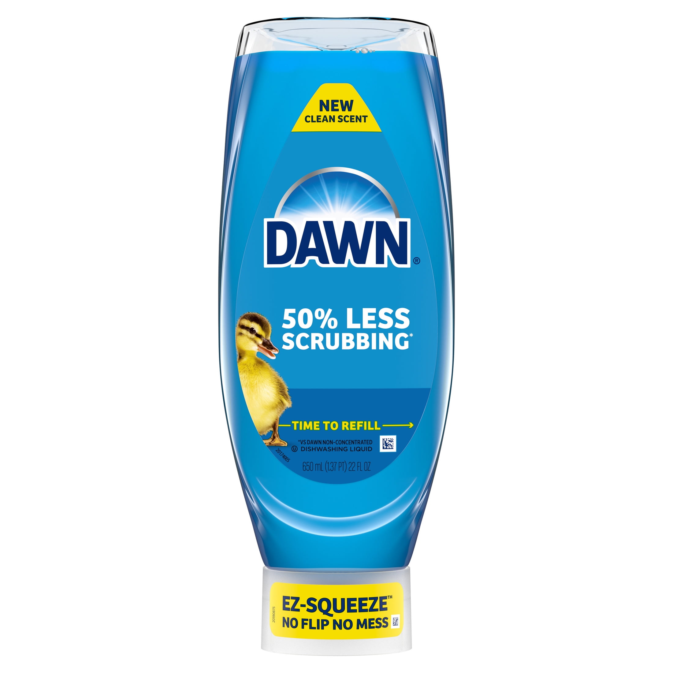 Dawn Ultra EZ-Squeeze Dish Soap Liquid, Dishwashing Liquid, Grease Removal, Original, 6x22oz Bundle