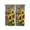 Brown Yellow, variant on Navy Blue Golden Marble Kitchen Curtains 45 Inches length, Modern Abstract Marble Flow Window Treatment Curtain Drapes, Lightweight Window Panels for Living Room Bedroom, 52"x45", 2 Panels