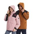 thumbnail image 4 of Womens Coats USB Intelligent Constant Temperature Heated Windproof Plus Size Coat For Men And Women Winter 4 Heated Jacket Coat Gaoy Matte Top Coat Coats For Women, 4 of 4
