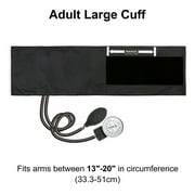LotFancy Aneroid Sphygmomanometer, Manual Blood Pressure Monitor with Large Adult Cuff 13 to 20