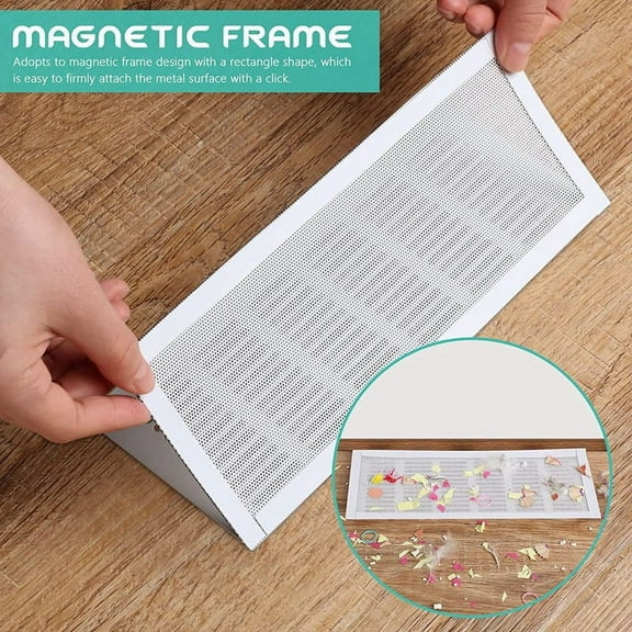 Strainer Air Vent Cover Floor Register Filters Covers to Keep Mice Out Screen Practical Vent Mesh Cover White