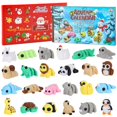 thumbnail image 1 of Calendario de Adviento 2025 Mini juego de animales impresos en 3D, calendario de cuenta regresiva de Navidad de 24 d&iacute;as, juguete flexible articulado con animales, lindos animales peque&, 1 of 7
