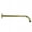 Brass, variant on Kingston Brass K112A1 Claremont 12" Rain Drop Shower Arm, Polished Chrome
