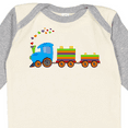 thumbnail image 4 of Inktastic Colorful Toy Train Boys or Girls Long Sleeve Baby Bodysuit, 4 of 5