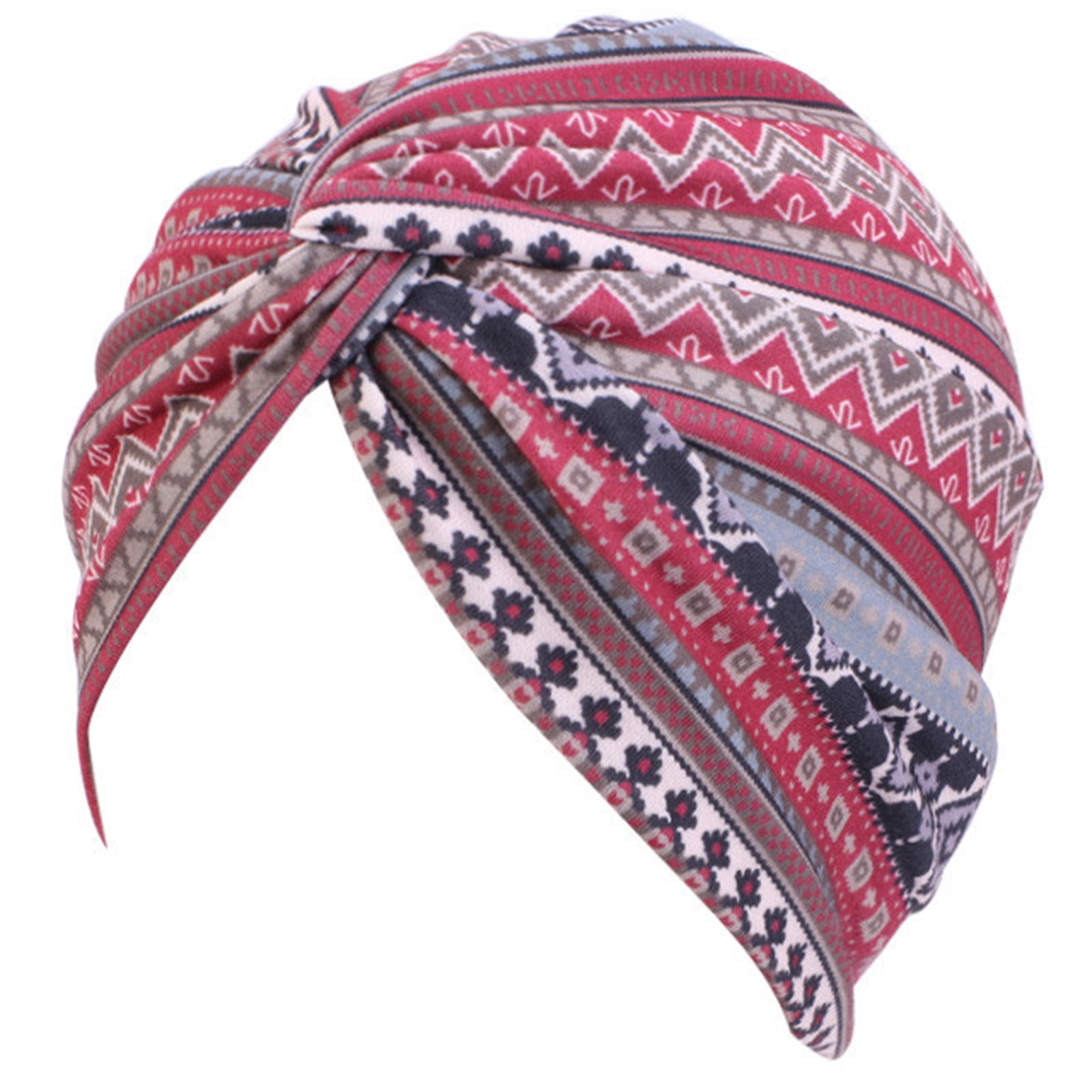 Boho stripes turban headwrap