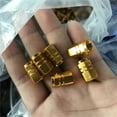 thumbnail image 4 of Maytalsory 10Pcs Tire Valve Caps Tyre Component Rim Stem Cover for Decor Repair Yellow 1Set, 4 of 6