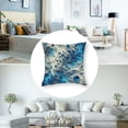 thumbnail image 5 of Blue Ocean Beach Outdoor Throw Pillow Covers Decorative Throw Pillows Square Cushion Cover for Sofa Couch Bed Home Decor, 5 of 7