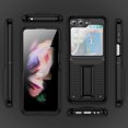 thumbnail image 6 of Allytechgroup Rugged Shockproof Case for Samsung Galaxy Z Flip 6, Military Grade Protective Anti-Slip Bumper Drop Proof Dual Layers TPU PC Back Case Cover for Samsung Galaxy Z Flip 6, Black, 6 of 8
