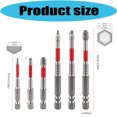 1/4 Inch Shank Stepped Allen Driver Bit Set Alloy Steel for Mechanical ...