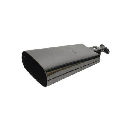 Toca Nuyorican Cowbell, Eric Velez Signature 7" Mambo Bell, 5.7" Wide Black Chrome