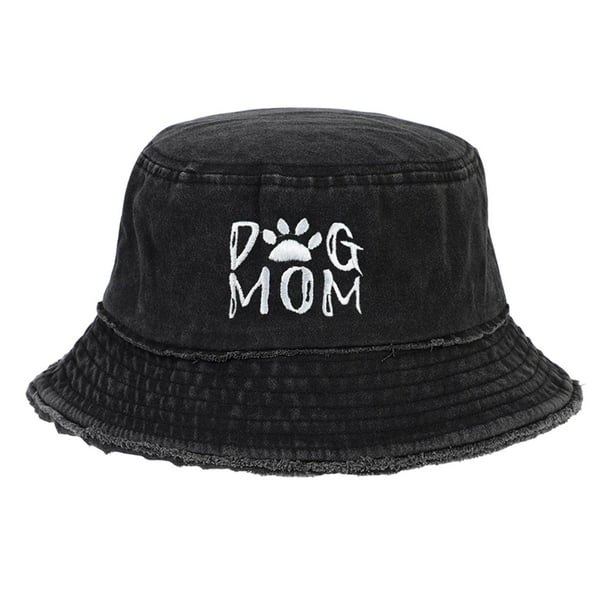 Sombrero de pescador para mujer, cómodo y elegante, de algodón, con protección solar, para pescar. negro