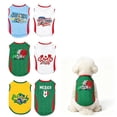 thumbnail image 4 of Pet Dog Soccer Jersey, Breathable Mesh Puppy Football Jersey, Lightweight Stretch Sporty Dog Clothes, Summer Shirts for Medium Dogs, Soccer Jersey for Dogs, Sportswear Pet Clothes, M, 4 of 9