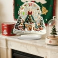 thumbnail image 4 of Christmas Snow Globe - Village Style Snow Globe 2D Acrylic Ornaments, Xmas Decorations for Holiday Home Indoor Christmas Decorations and Gifts, B, 4 of 6