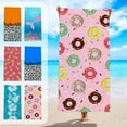 thumbnail image 1 of Serviette de Plage - Microfibre à Séchage Rapide, Résistante au Sable et Grande 27x59 Pouces pour Piscine, Voyage, Camping, 1 of 8